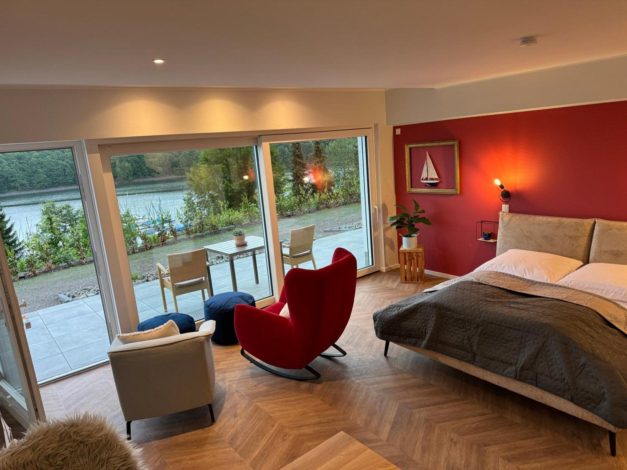 Ommi Kese See-Suite Sauna Biggesee Olpe Bagian luar foto
